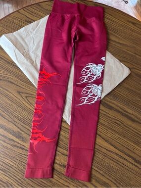 Civil Regime Flame Leggings size small